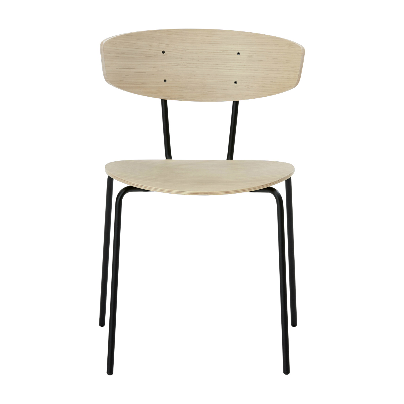 Sedia in rovere oliato bianco 50 x 75, 5 x 47 cm Herman - Ferm Living