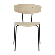 Chaise en chêne huilé blanc 50 x 75,5 x 47 cm Herman - Ferm Living