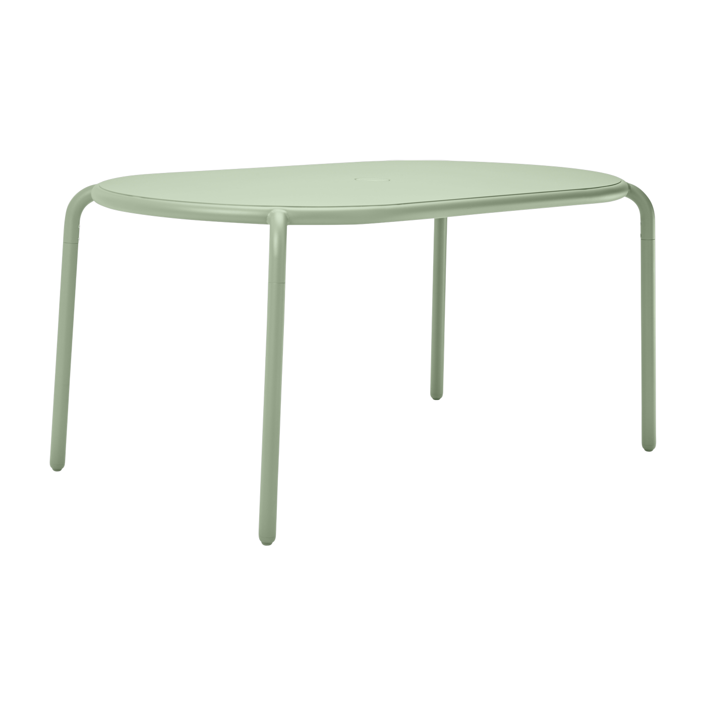 Mesa de jardín 6 personas verde mousse Toni Tavolo - Fatboy