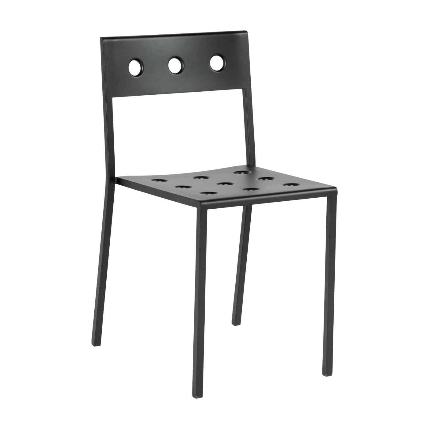 Steel chair anthracite Balcony - HAY