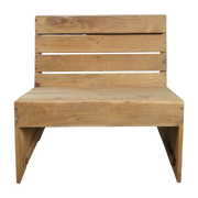Fauteuil d’extérieur en teck - House Doctor