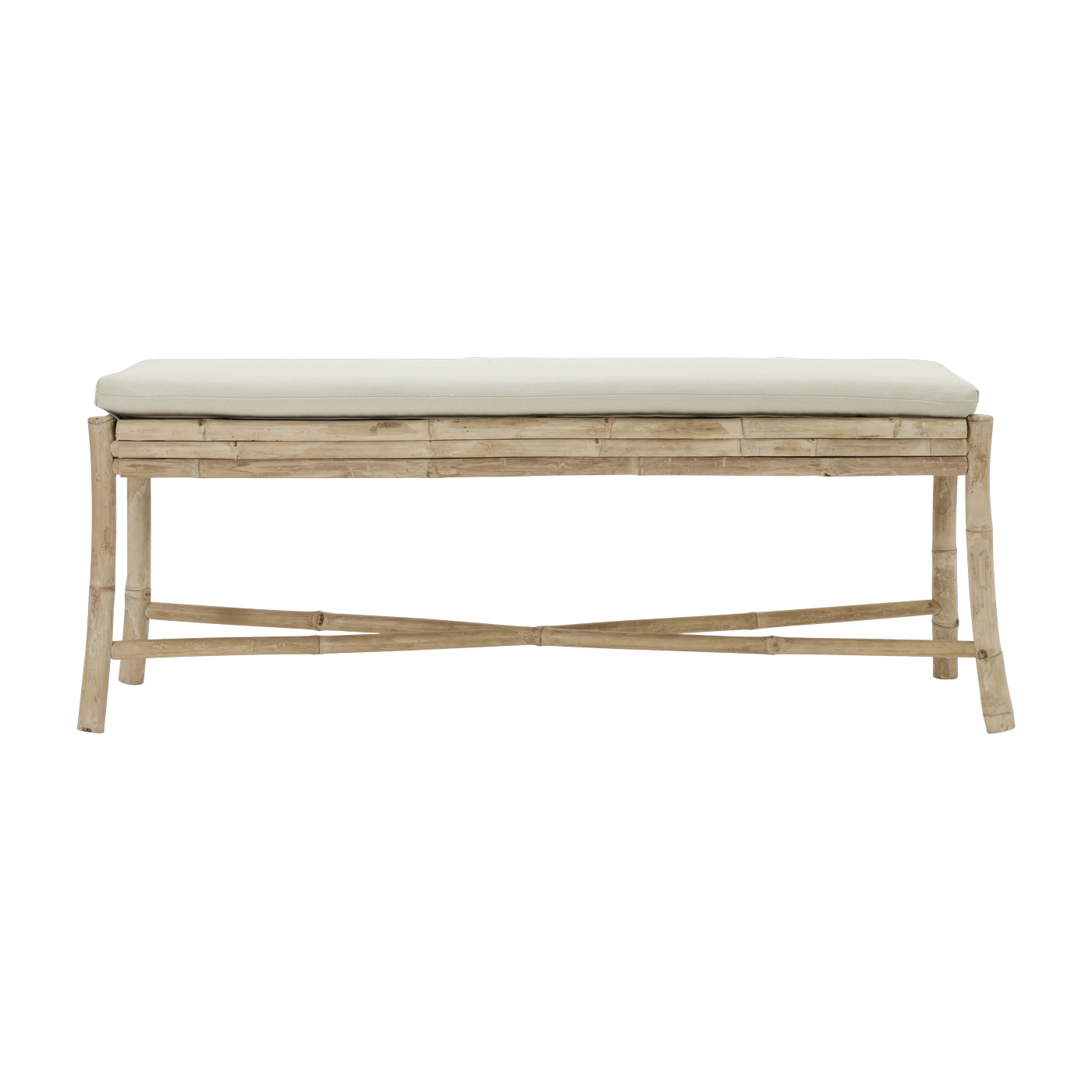 Banc en bambou avec coussins Sedeo - House Doctor