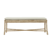Bamboo bench mit Sedeo-Kissen - House Doctor