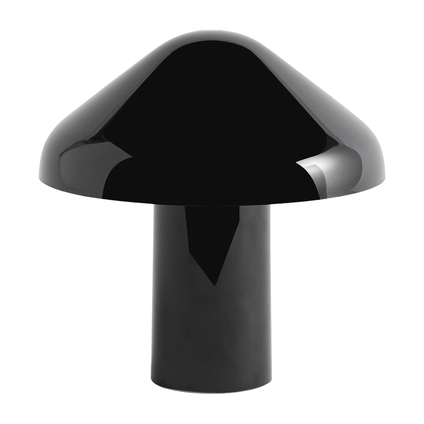 Lampe portable noire 23x23cm Pao - HAY