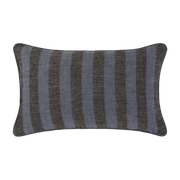 Housse De Coussin Tanguy Noir Et Bleu - Madura