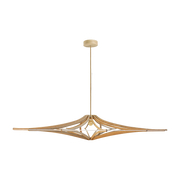 Hängeleuchte Design weiß XL 160cm Leinenkabel SINGING BRUT -. RIF
