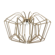 Lámpara colgante Design madera 90 cm cable de algodón DIAMOND - RIF