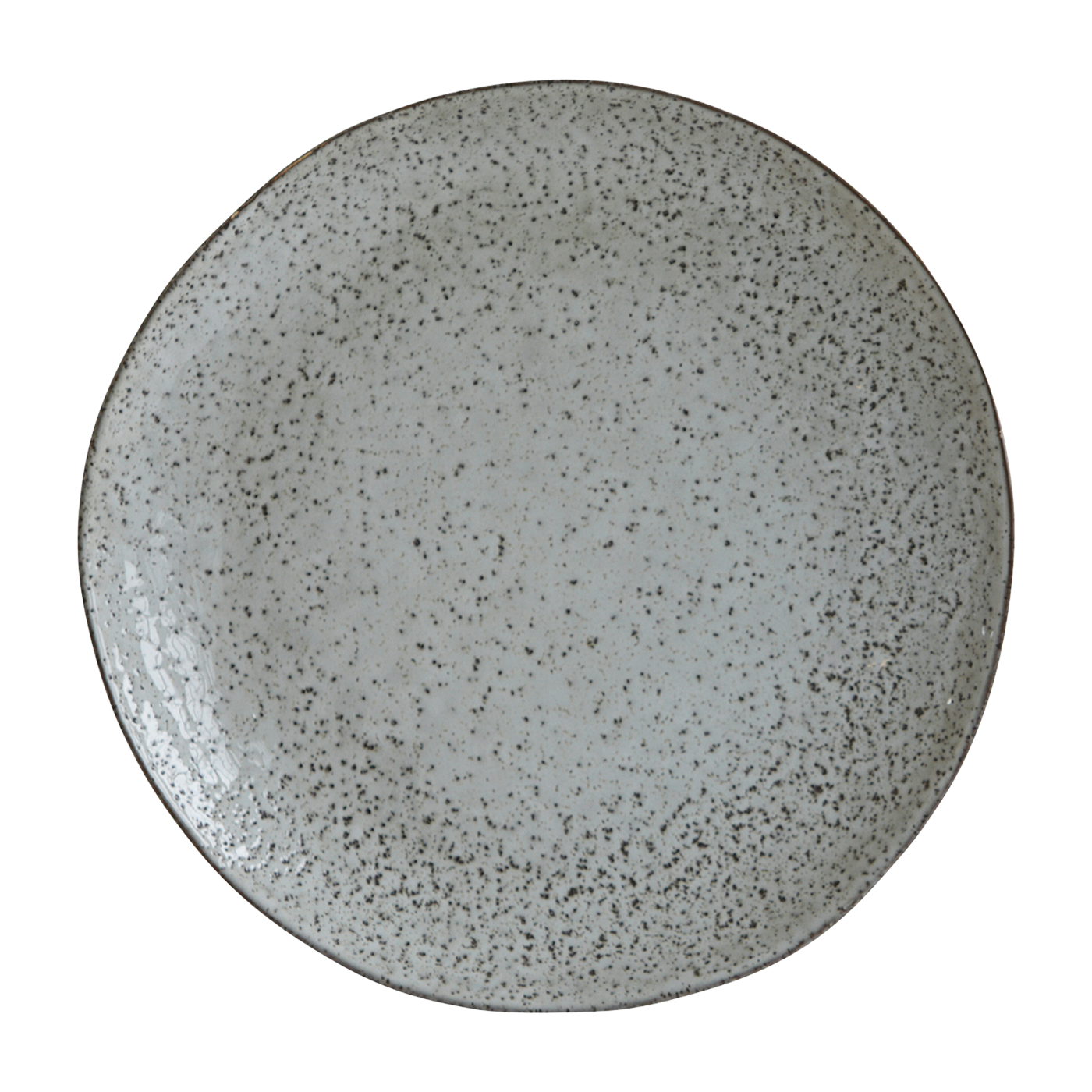 Piatto da dessert rustico blu grigio maculato ceramic - House Doctor