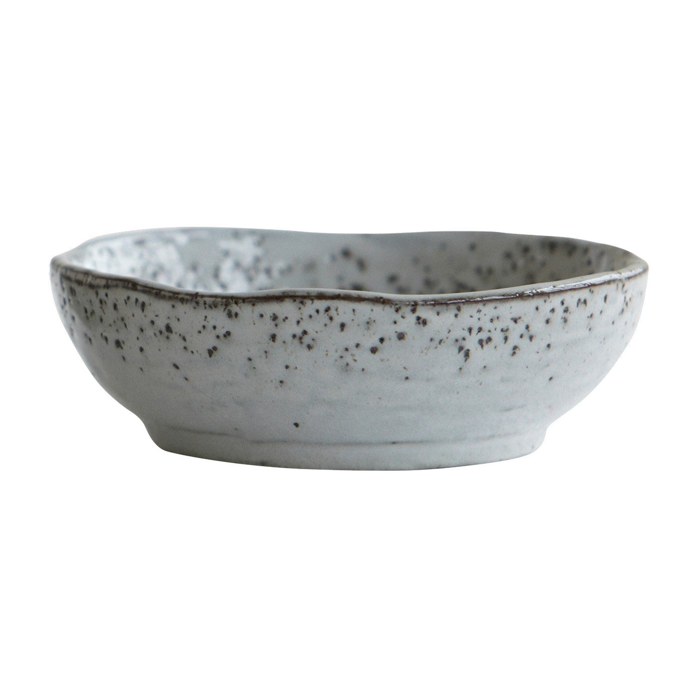 Ceramic bowl 14 cm grigio blu maculato Rustic - House Doctor