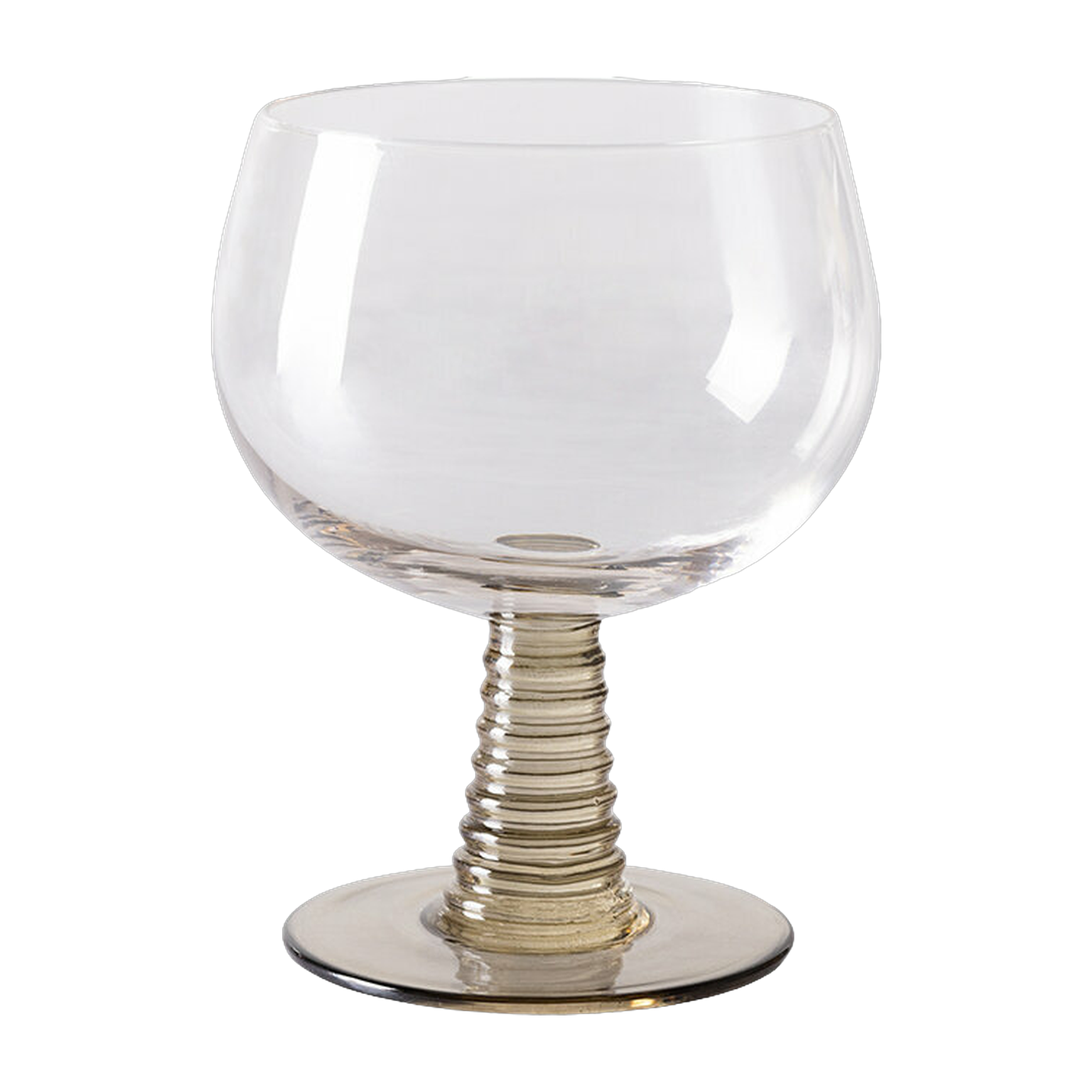 Verre à vin Swirl Low Green - HKLIVING
