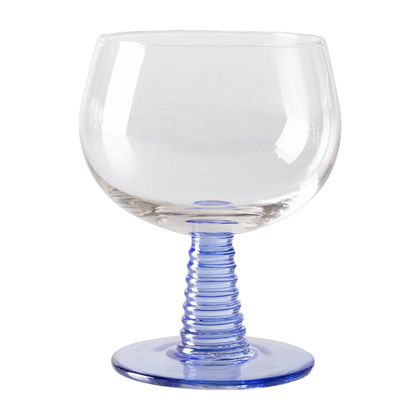 Verre à vin Swirl Low Blue HKliving