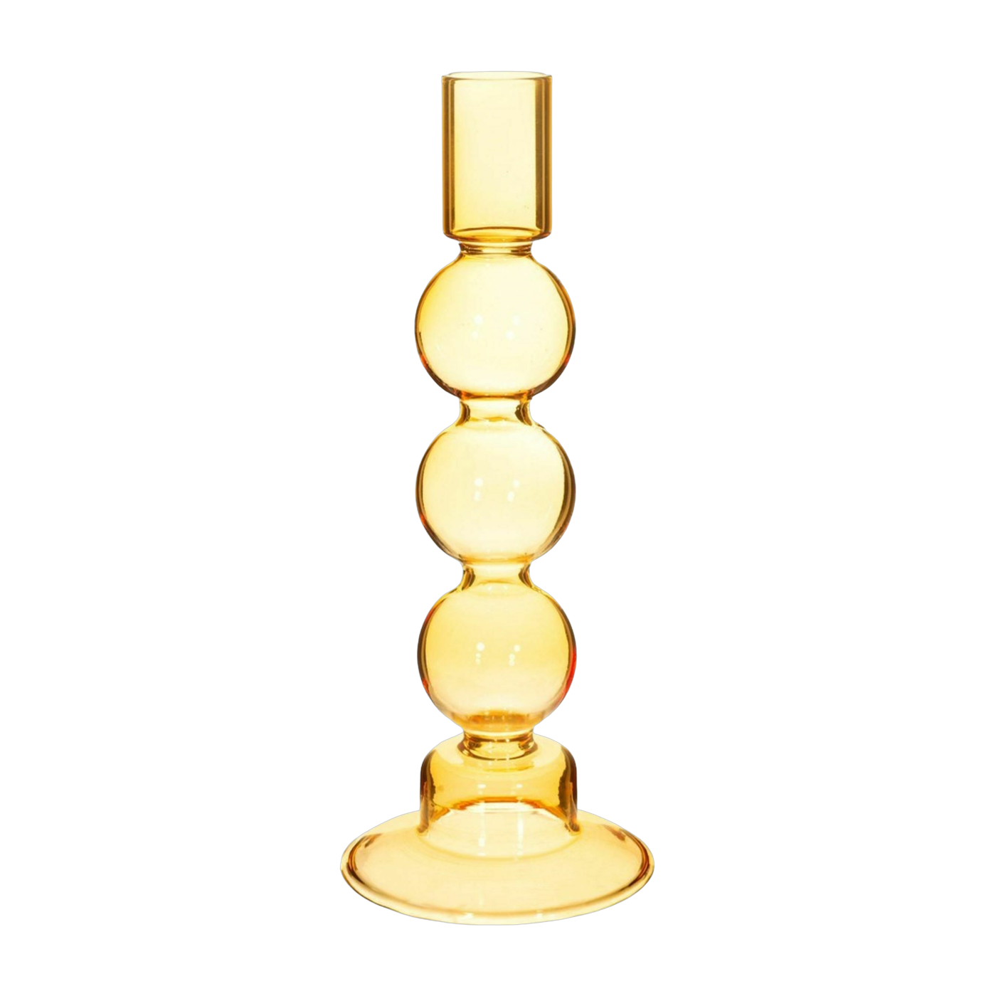 Candelabro de cristal amarillo - Sass & Belle