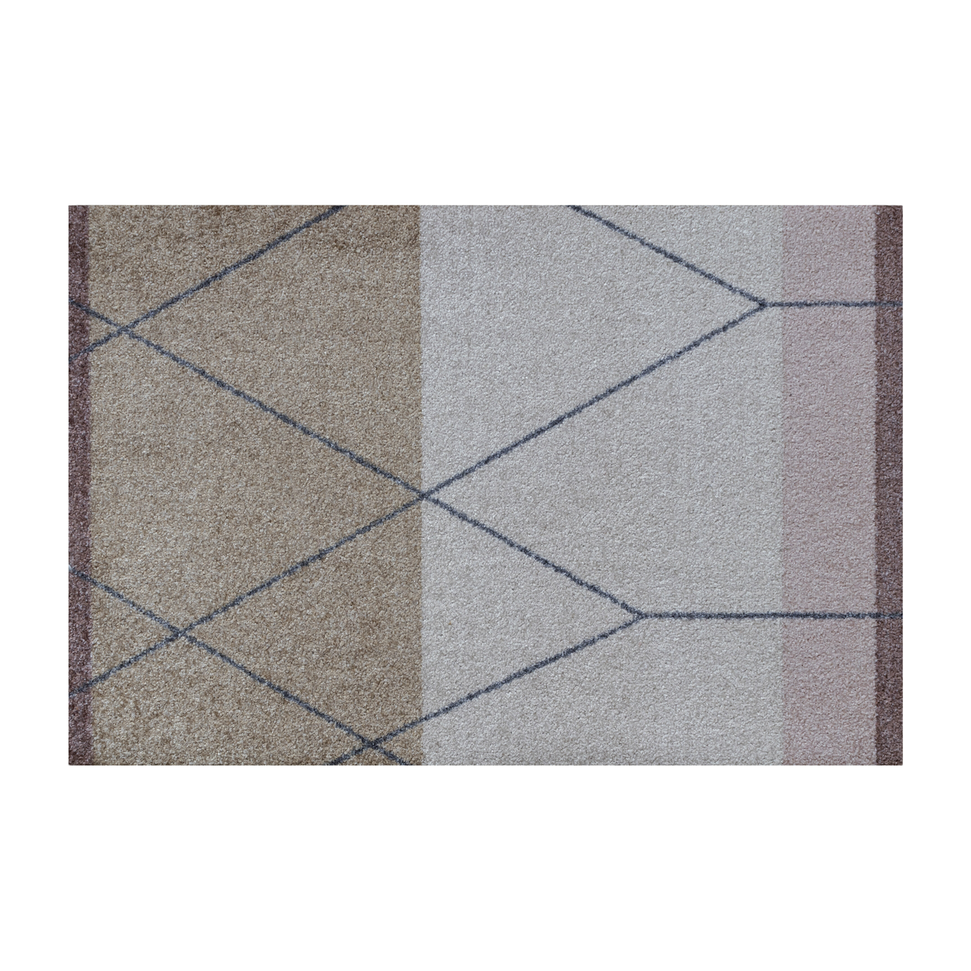 Entrance mat sand 55 x 80 cm Linea - Mette Dittmer