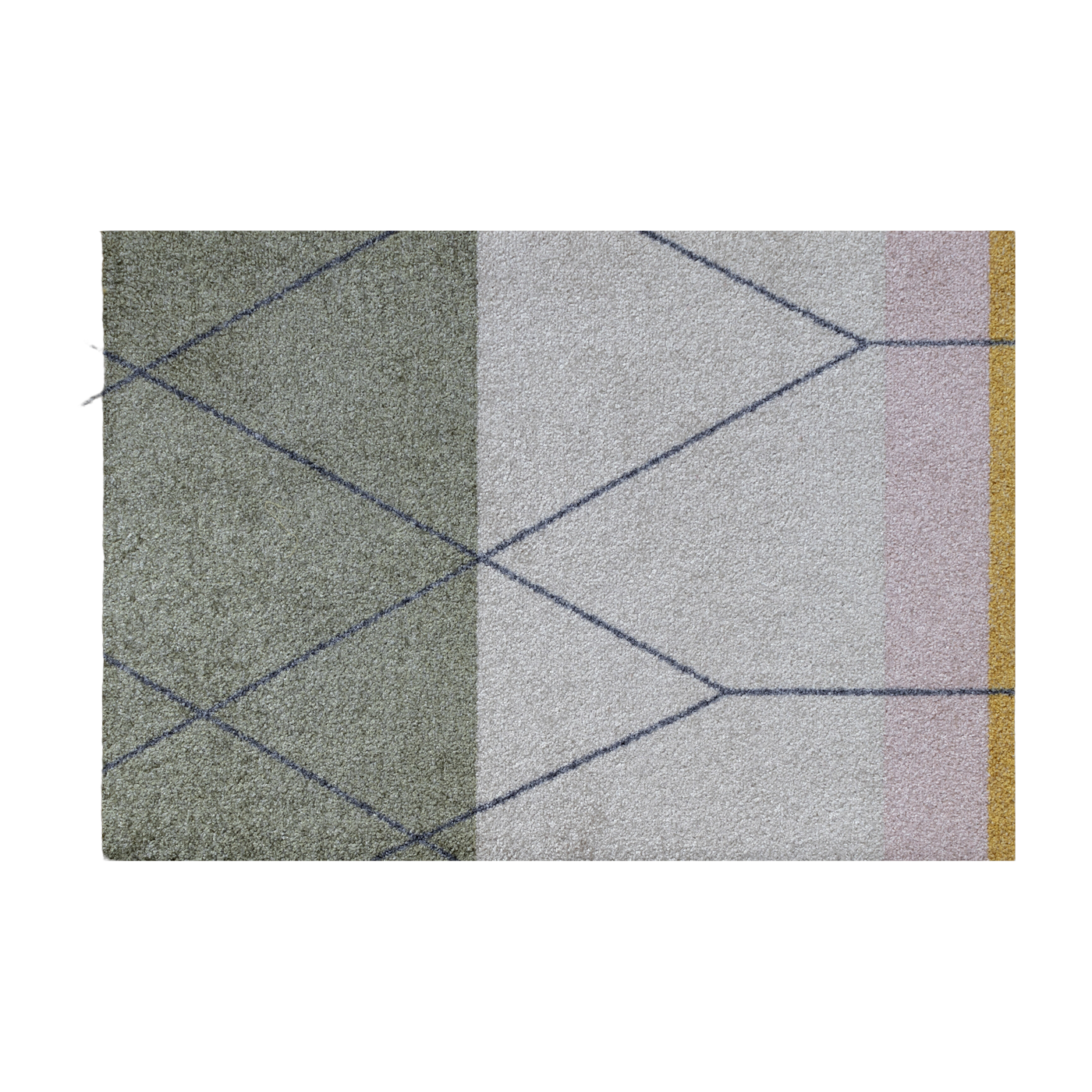 Alfombra de entrada de tomillo 55 x 80 cm Linea - Mette Dittmer