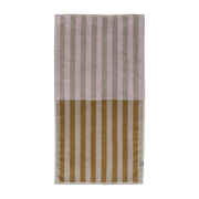Rosa gestreiftes Handtuch 70 x 133 cm Discorder -. Mette Ditmer