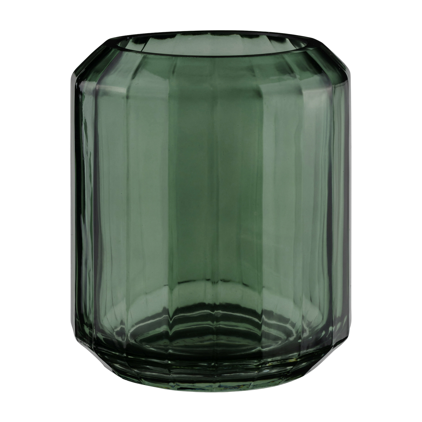 Green glass toothbrush holder 8 x 9, 5 cm Vsion - Mette Ditmer