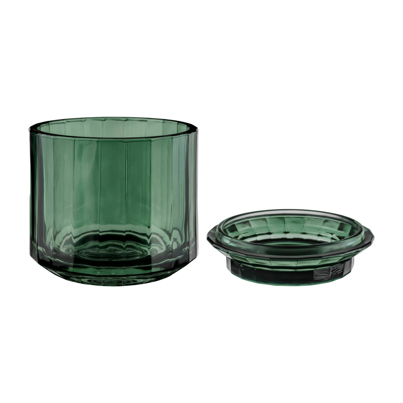 Vision Green Glass Cotton Jar - Mette Ditmer