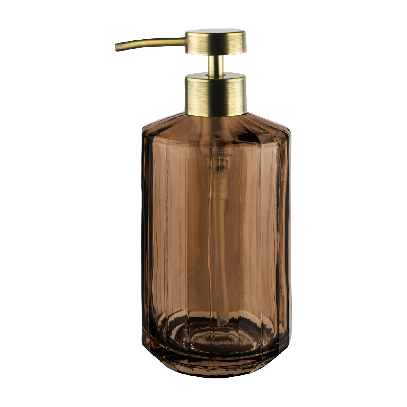 Jabonera de cristal marrón 18 cm Vision - Mette Ditmer