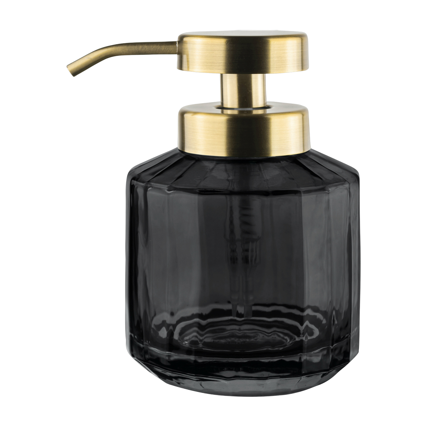 Dispensador de jabón de cristal negro 14 cm Vision - Mette Ditmer