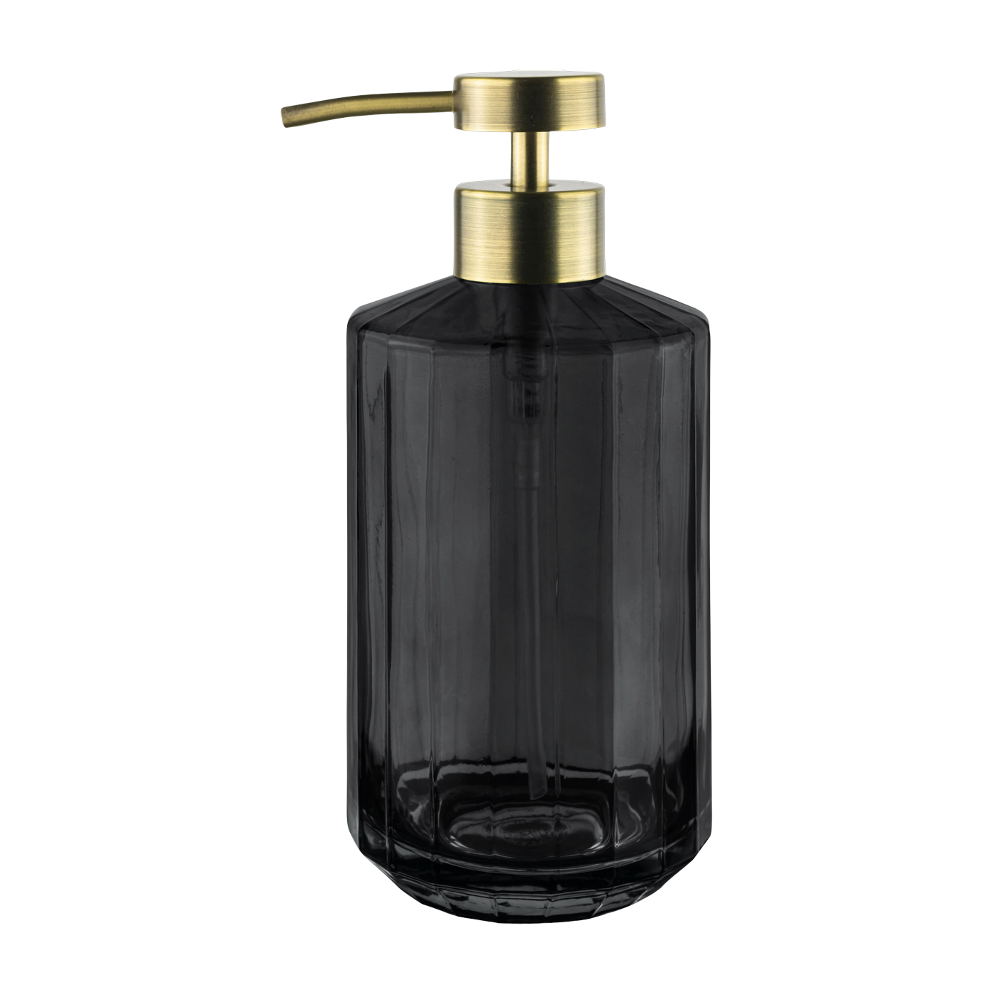 Dispensador de jabón de cristal negro 18 cm Vision - Mette Ditmer