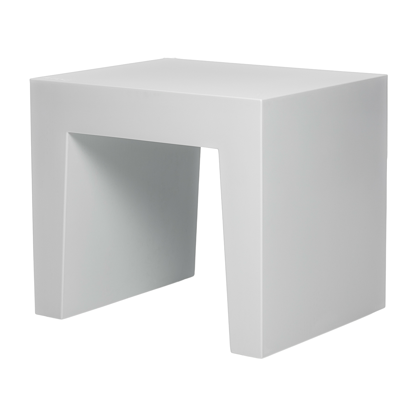 Hocker gris clair aus recycelten Materialien Concrete -. Fatboy