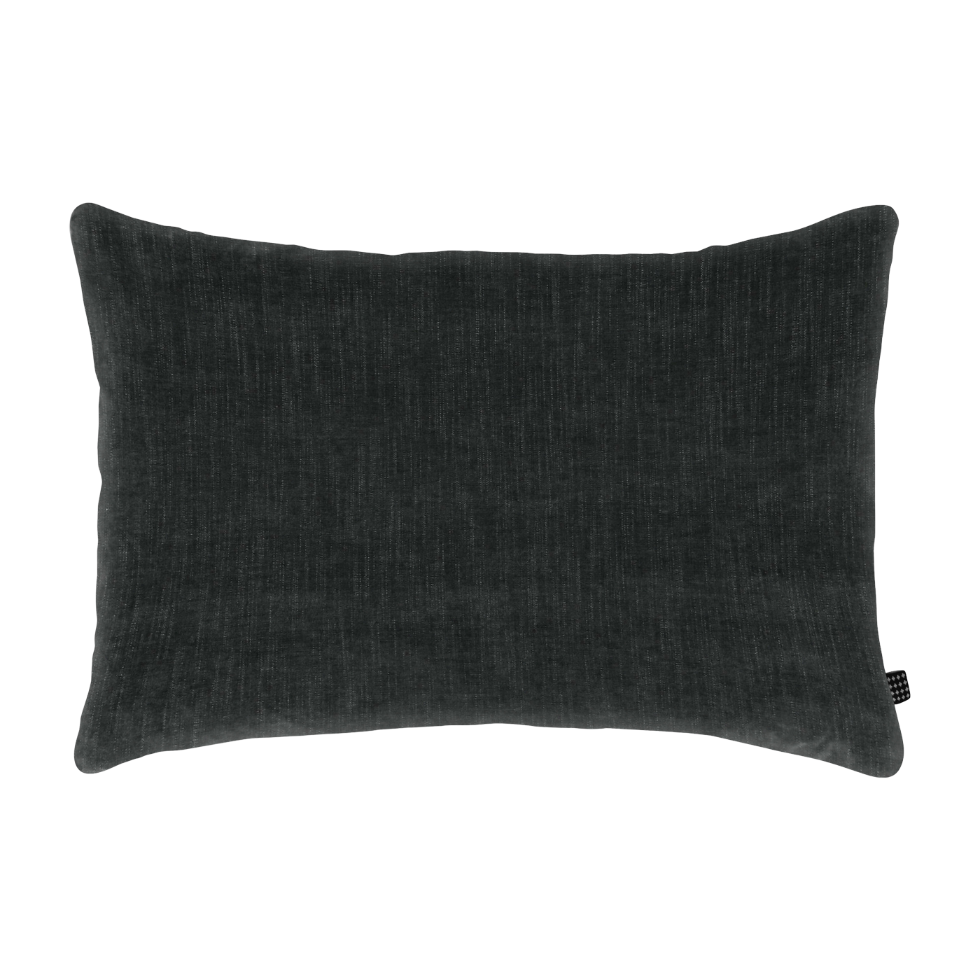 Cojín antracita 60x40 cm Chenille - Mette Ditmer