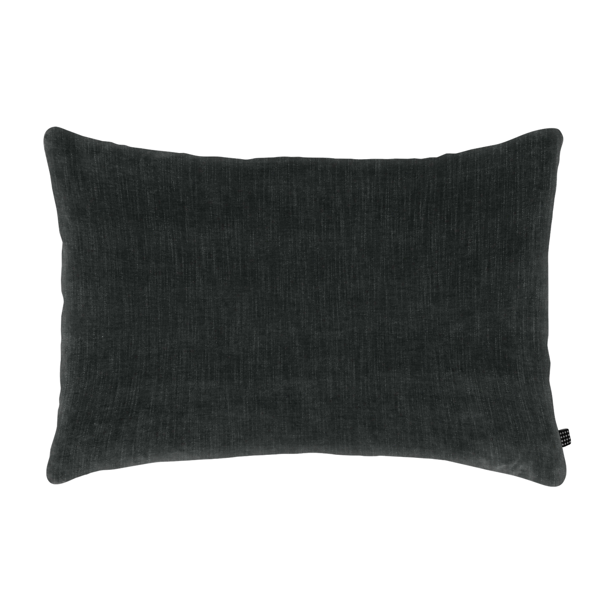 Cojín antracita 70x50 cm Chenille - Mette Ditmer
