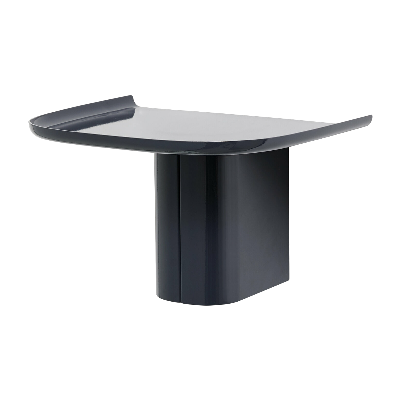 Aluminum wall shelf blue night S Korpus - HAY