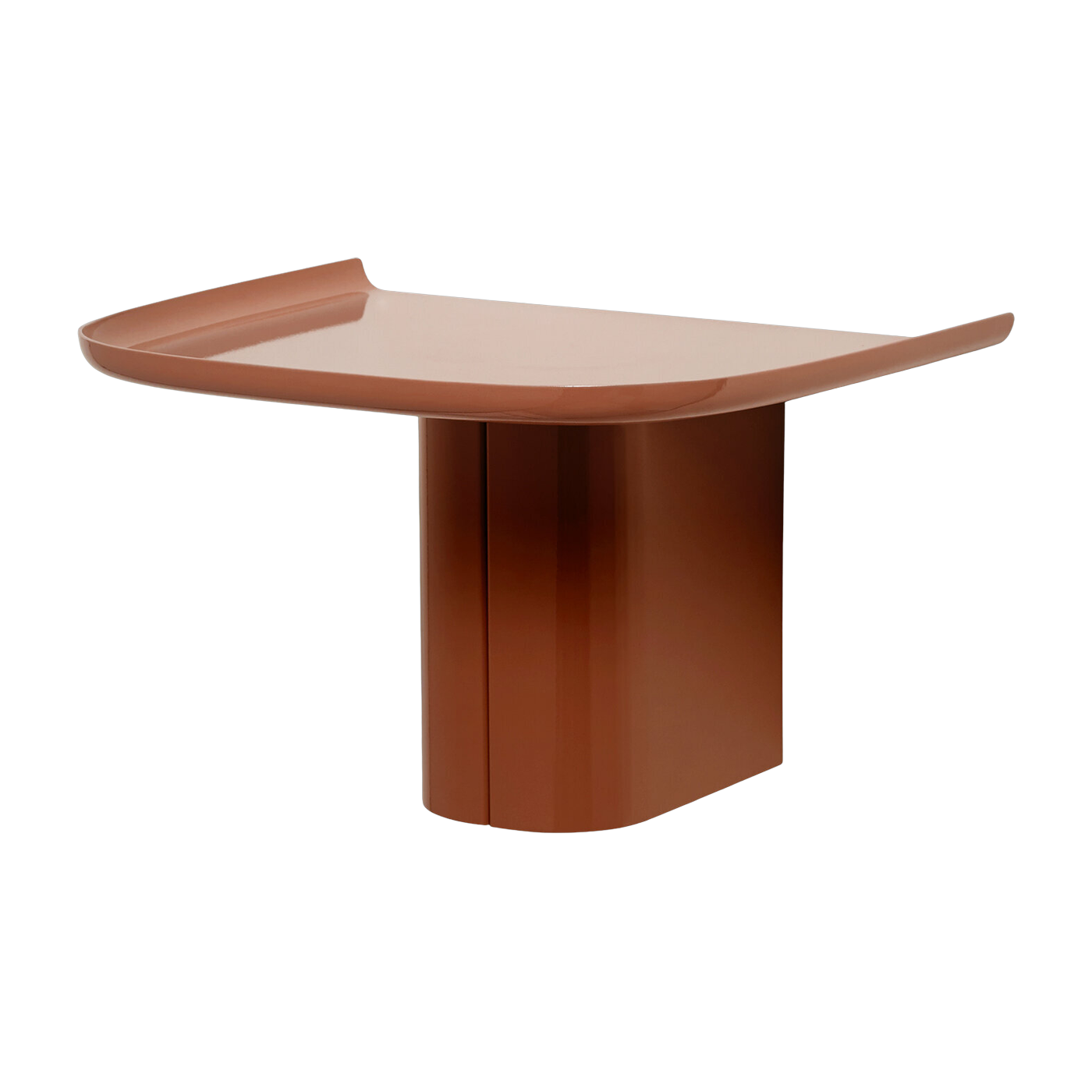 S Korpus brick red aluminum wall shelf - HAY