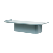 Scaffale da parete in alluminio blu oceano M Korpus - HAY