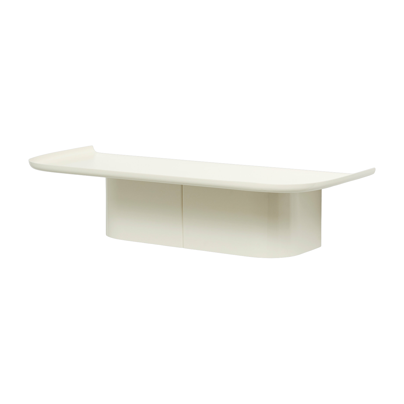 Korpus cream aluminum wall shelf - HAY