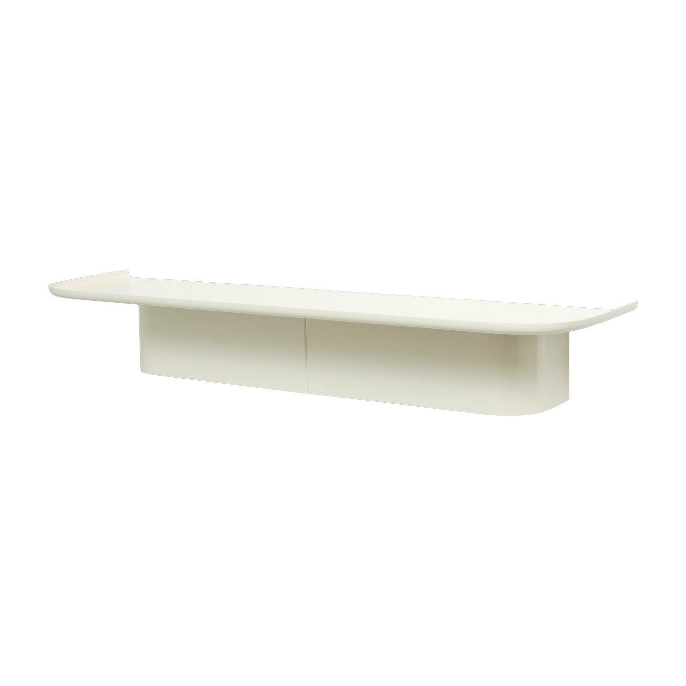 Korpus Cream Aluminum Wall Shelf L - HAY