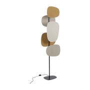 Lampada da terra in lino Screen anni 70 - Market Set
