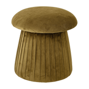 Roberta Pouf in poliestere marrone - Bloomingville