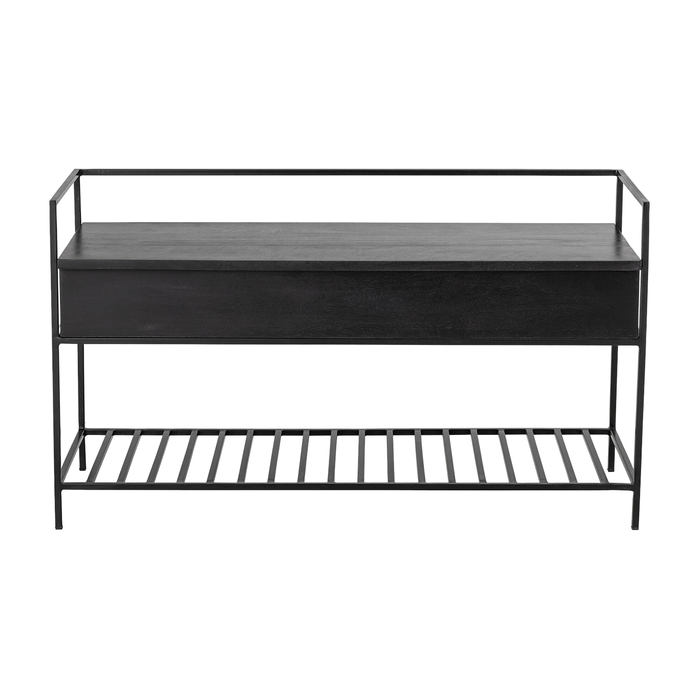 Bench Abelone Black Mango - Bloomingville