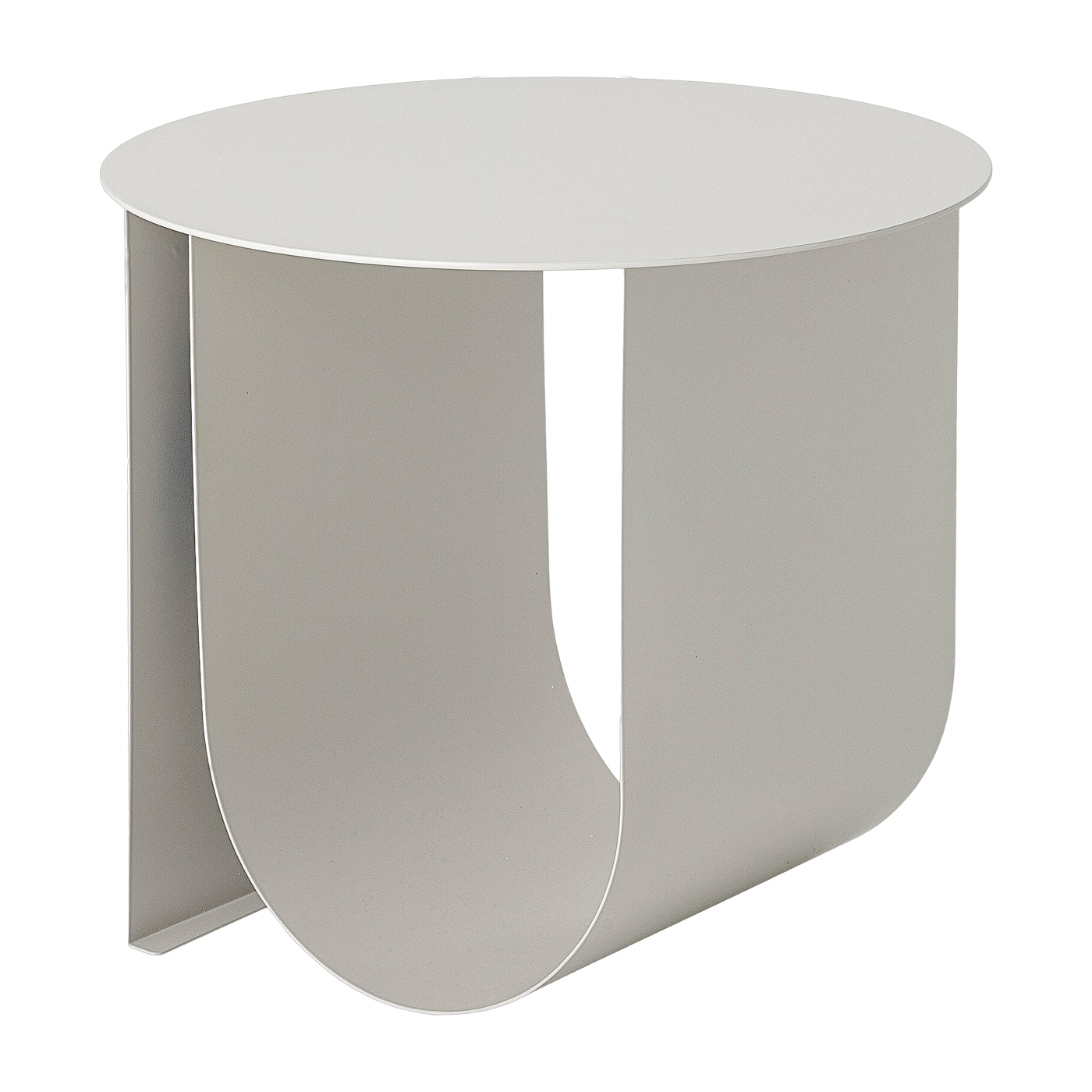 Mesa auxiliar en metal gris Cher - Bloomingville