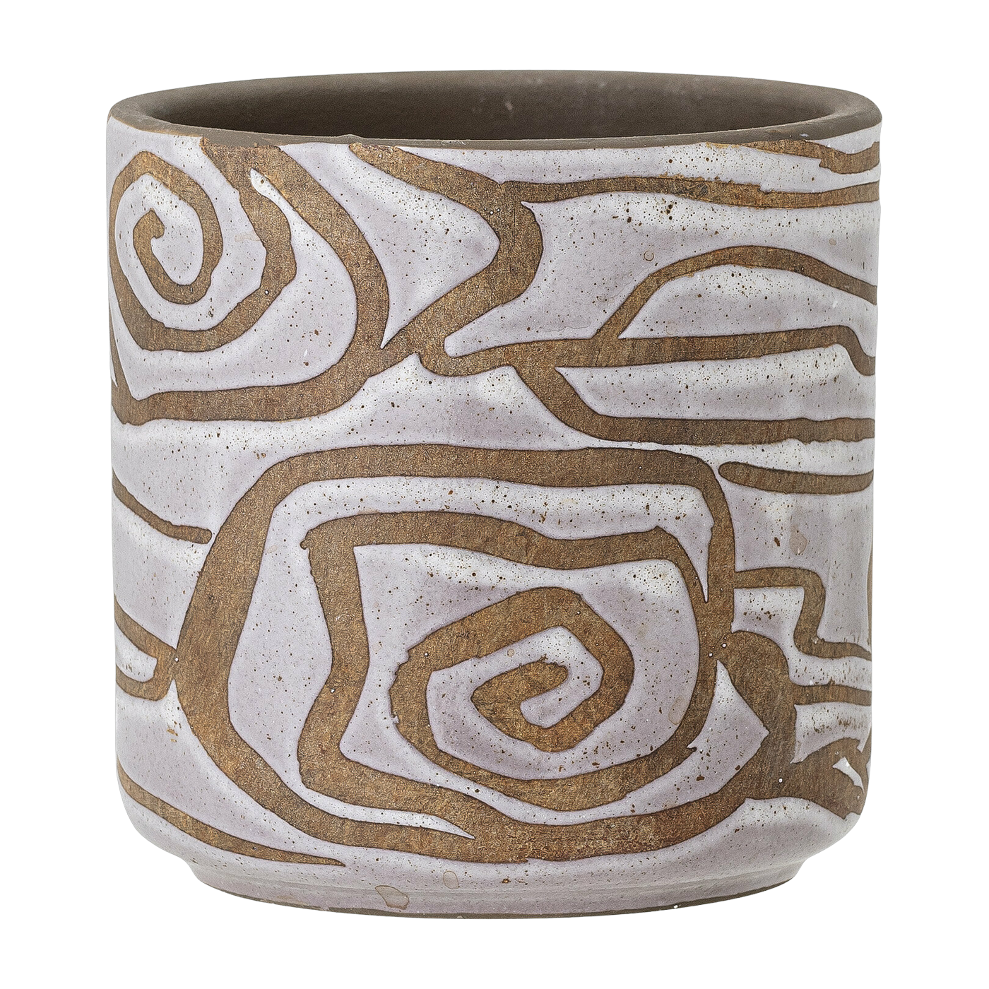 Lija Deco Flowerpot Terracota blanca - Bloomingville
