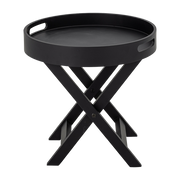 Freya Tray Table Black Rubberwood - Bloomingville