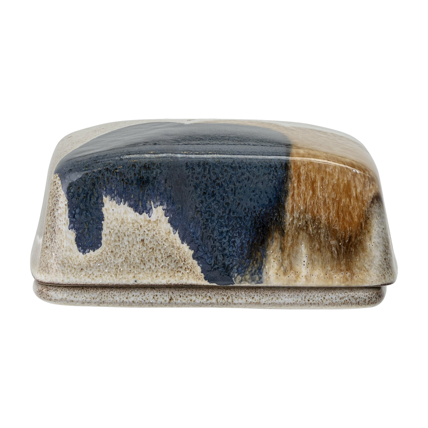 Piatto da burro Jules in gres grigio - Bloomingville