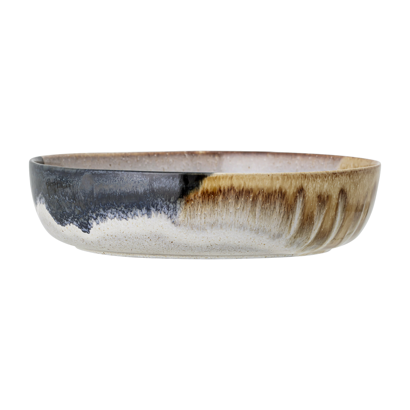 Serving bowl Jules in grey stoneware 25 cm - Bloomingville