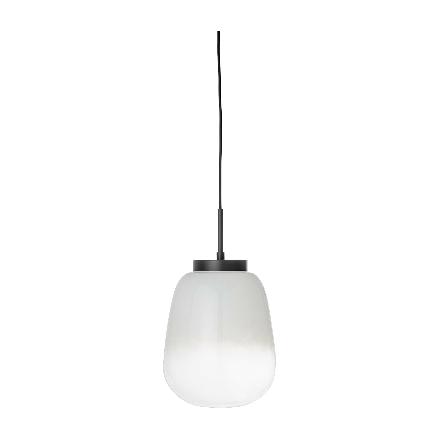 Ece Pendant Lampada in vetro bianco - Bloomingville