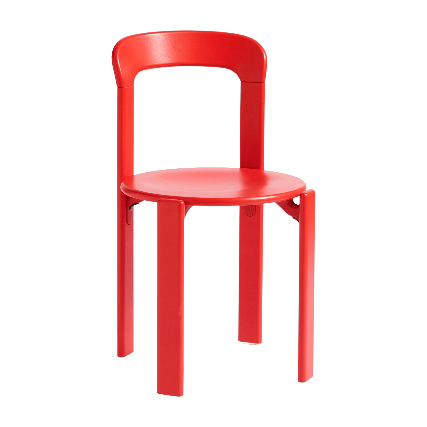 Sedia in faggio rosso scarlet Rey - HAY
