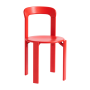 Chaise en bois de hêtre rouge scarlet Rey - HAY