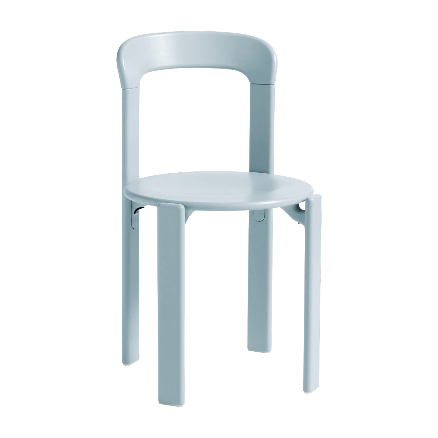 Silla en madera de haya azul pizarra Rey - HAY