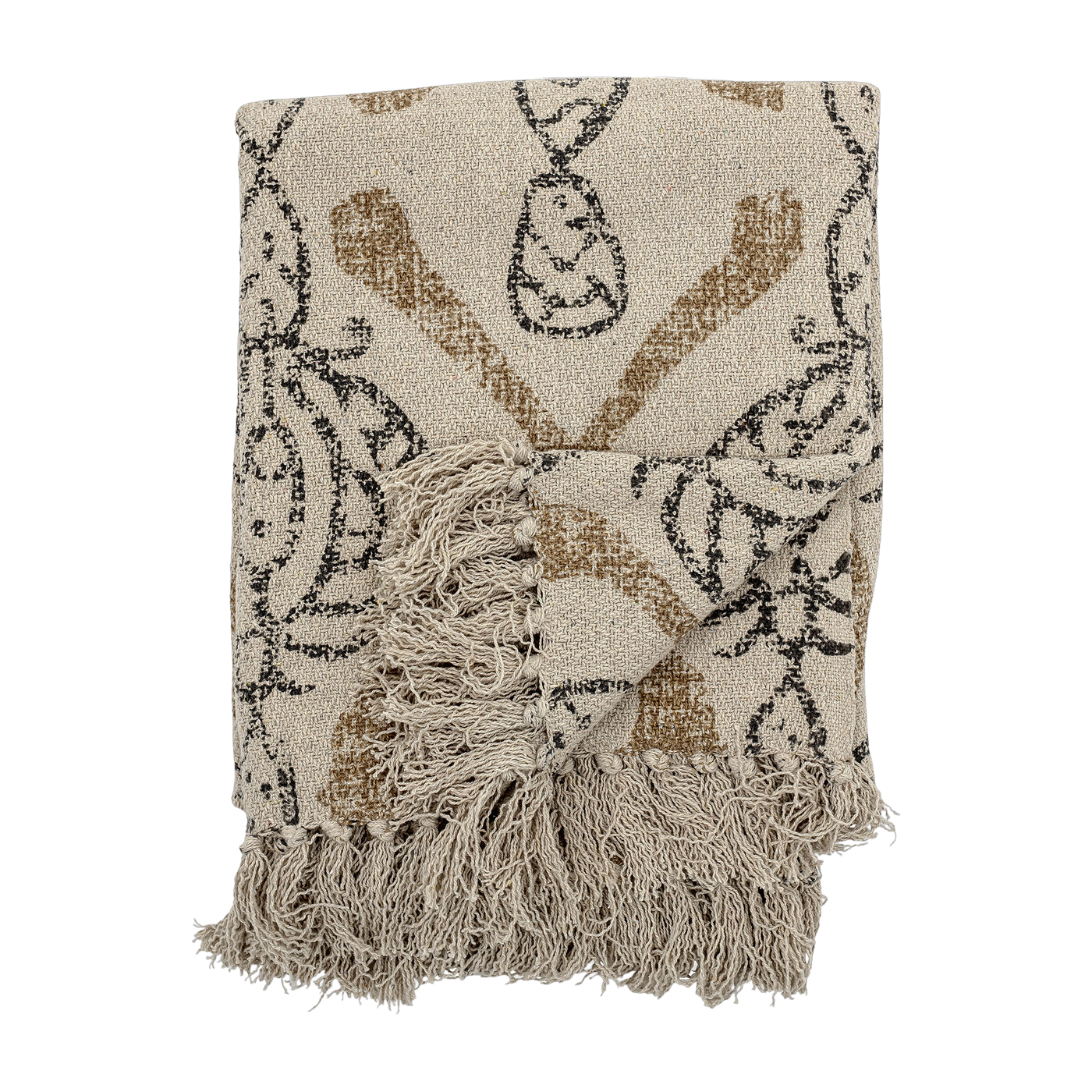 Freddy Nature blanket in recycled cotton - Bloomingville
