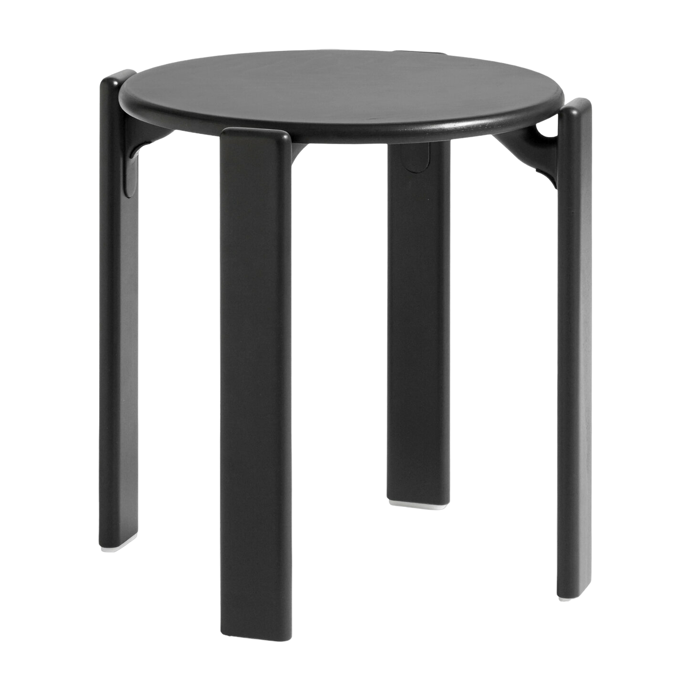 Tabouret en bois de hêtre noir Rey - HAY