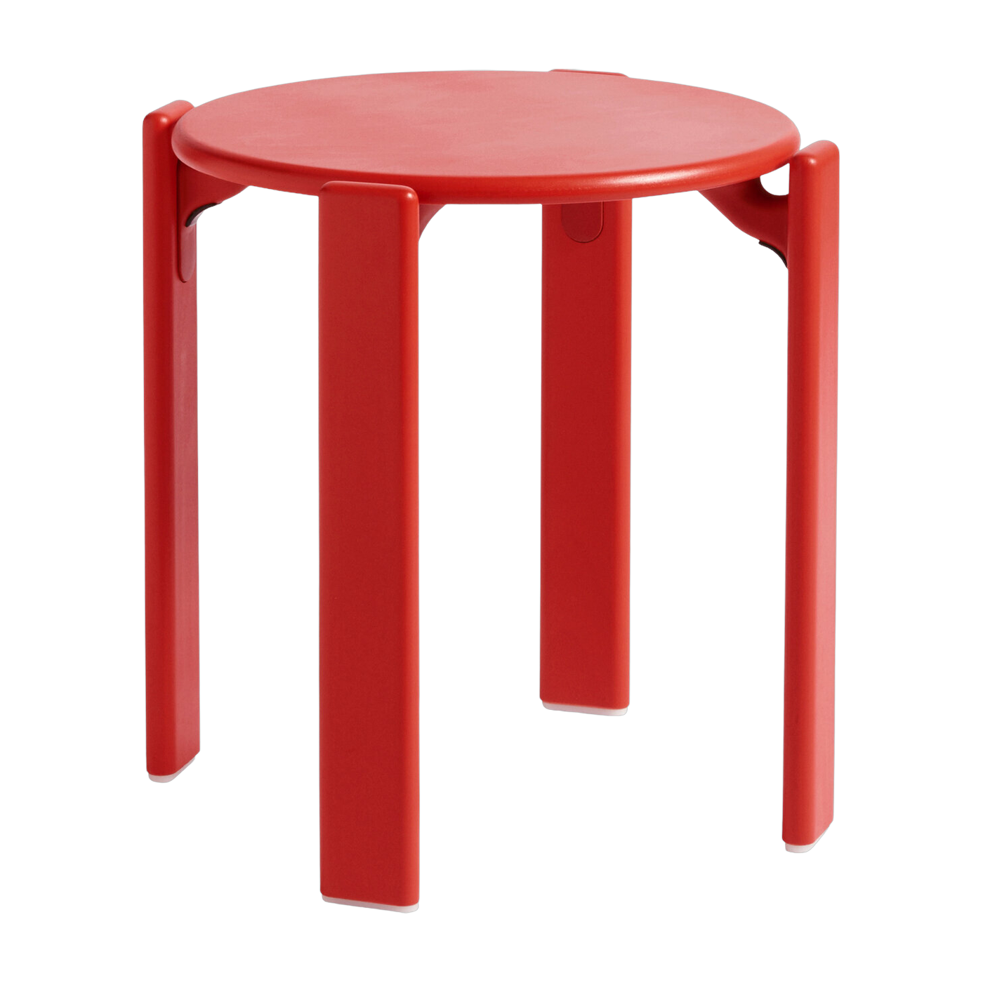 Tabouret en bois de hêtre rouge scarlet Rey - HAY