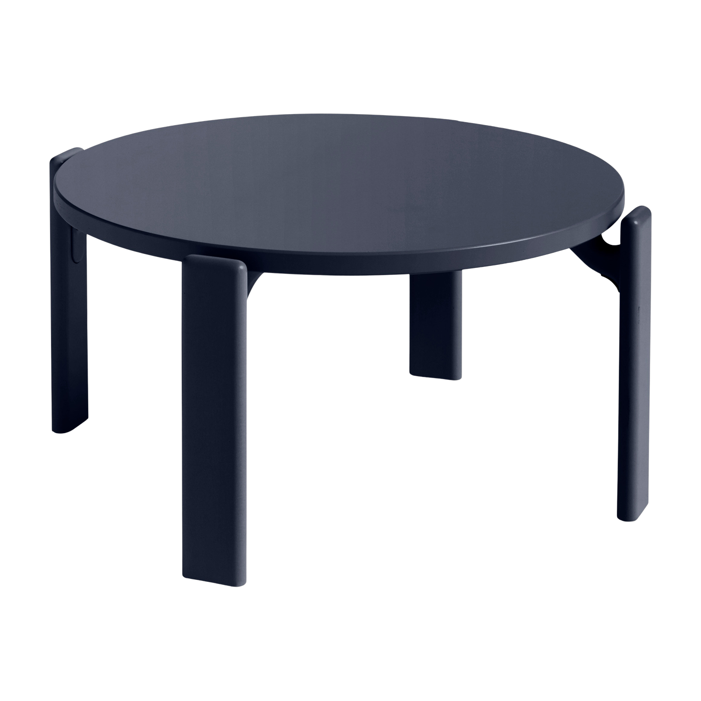 Table basse en bois de hêtre bleu foncé Rey - HAY