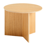 Table base ronde in natural oak Slit - HAY