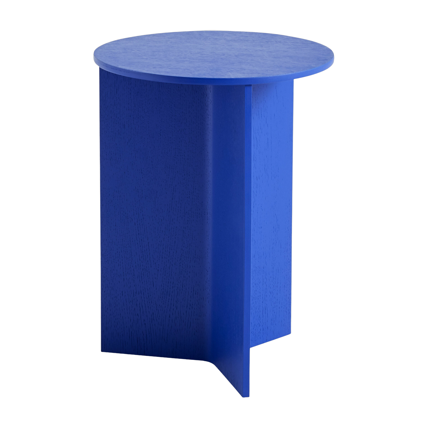 Beistelltisch aus blauer Eiche Slit - -. HAY